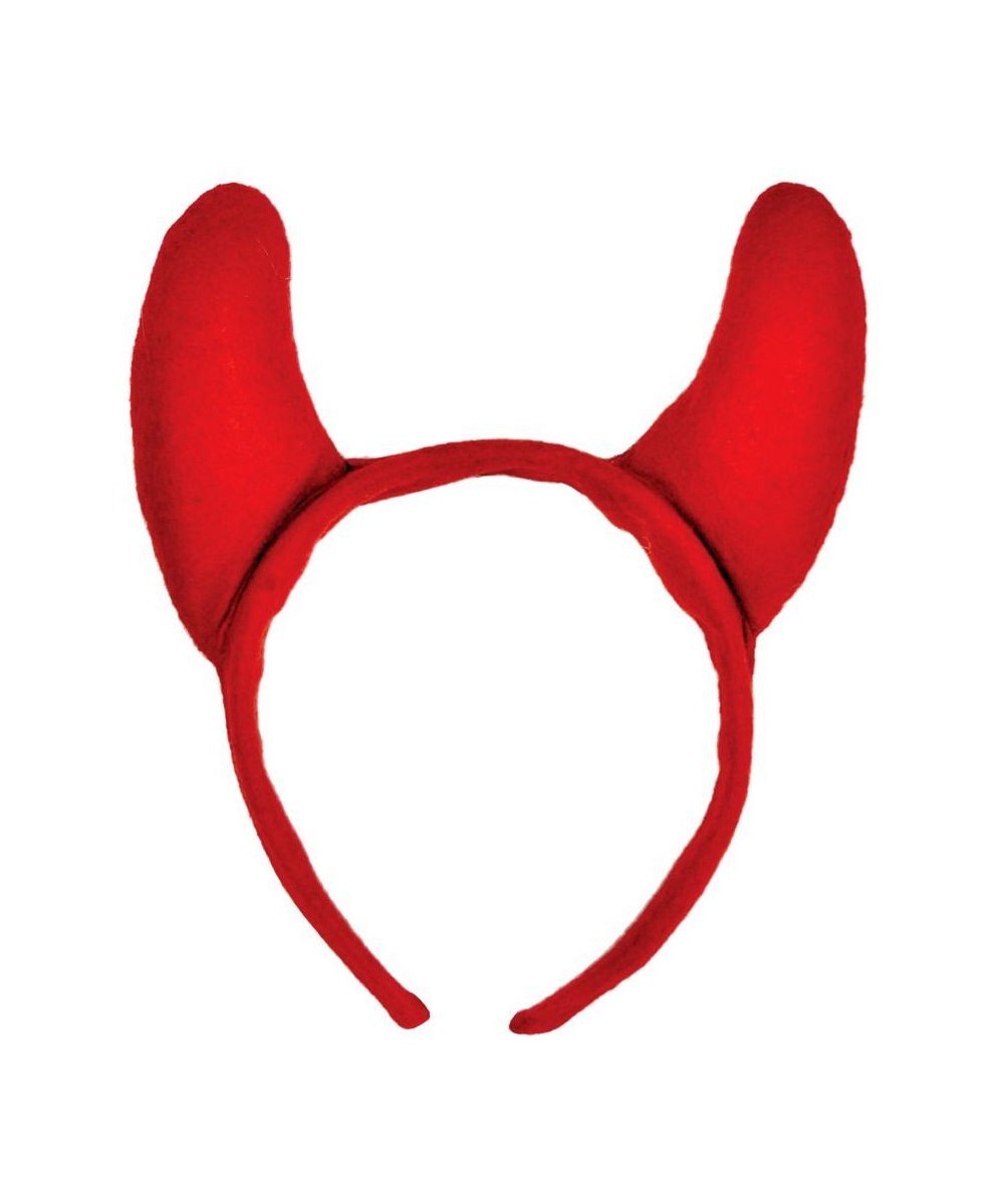  Devil Horns Felt Headpiece