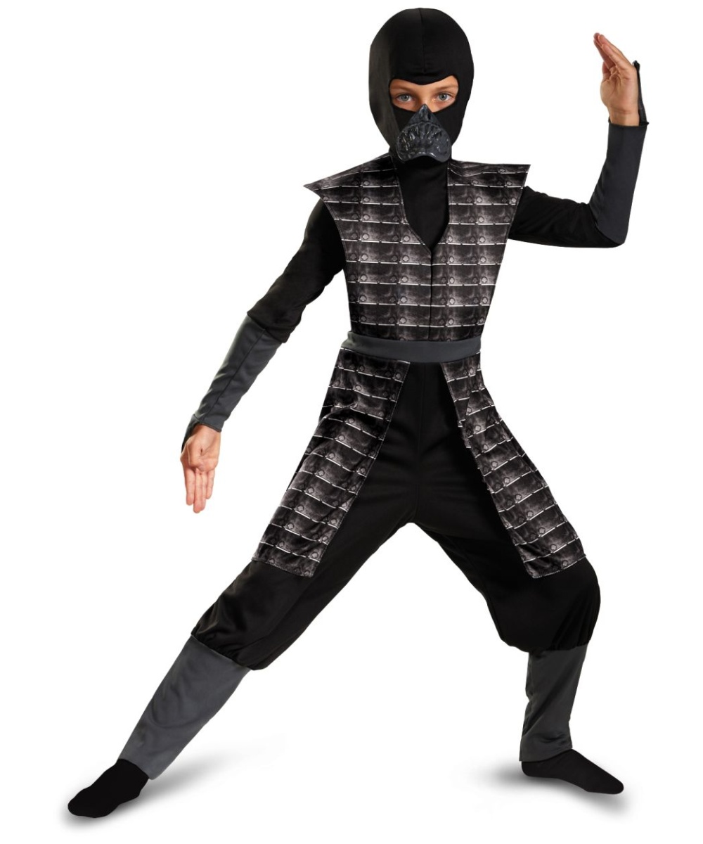  Evil Ninja Black Boys Costume