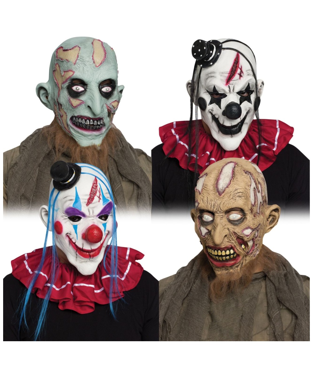  Horror Clown Zombie Mask
