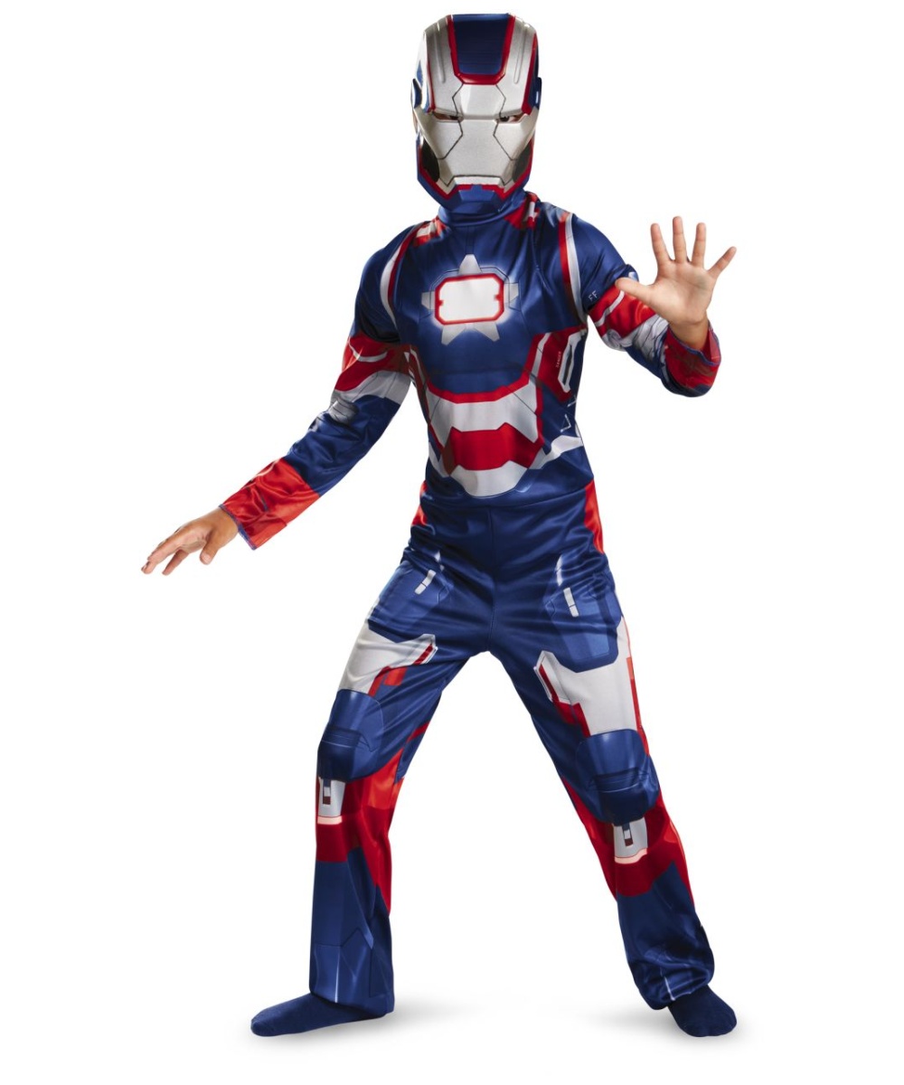  Iron Man Patriot Boys Costume