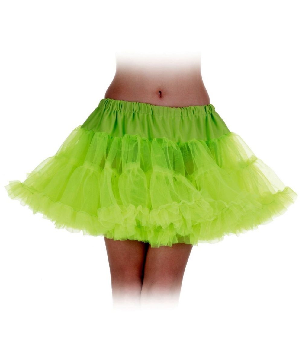 Adult Neon Green Petticoat Tutu - Women Costume