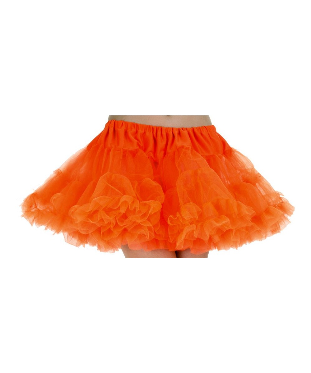  Neon Orange Petticoat Tutu Skirt
