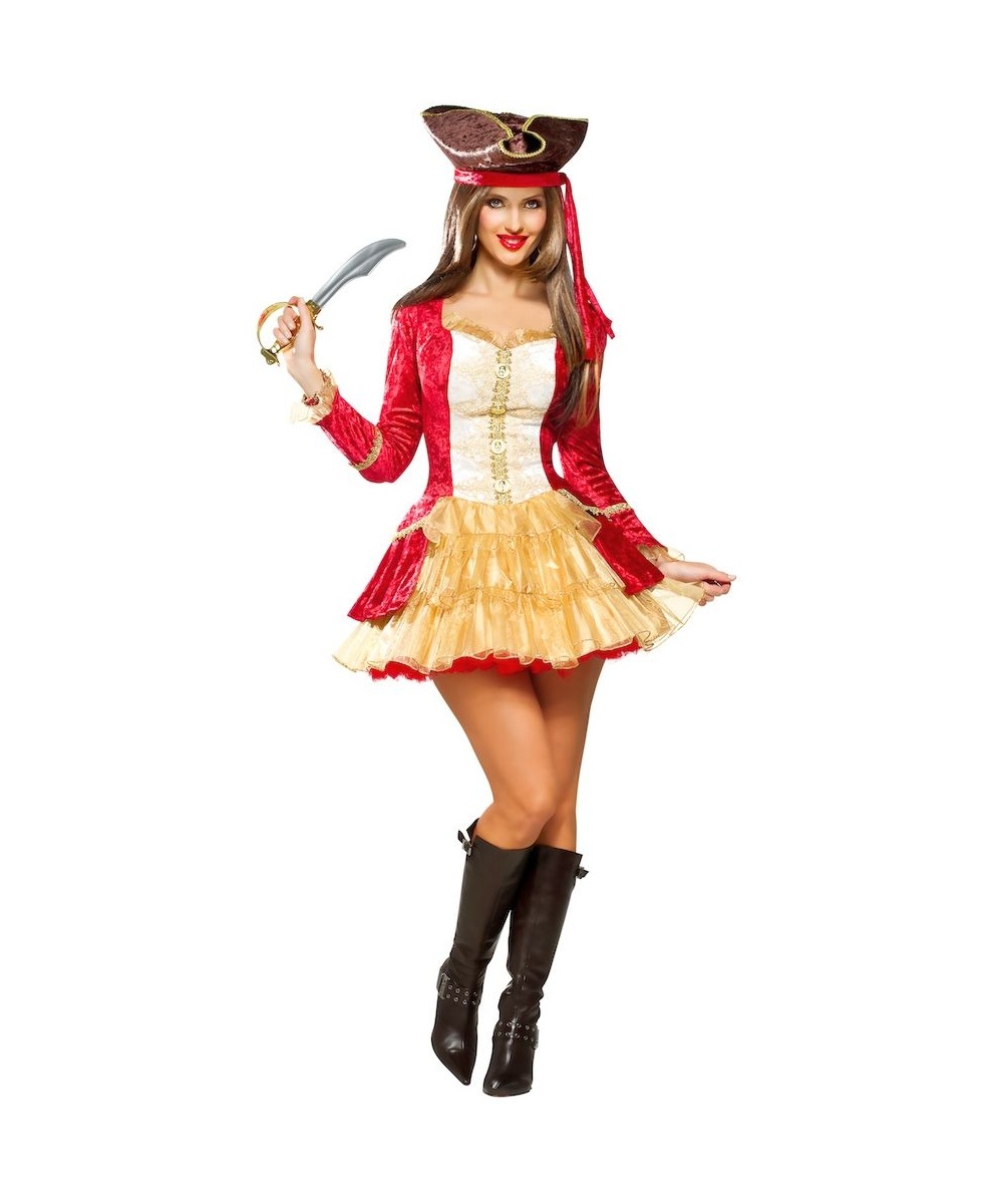  Womens Pirate Captain Costume