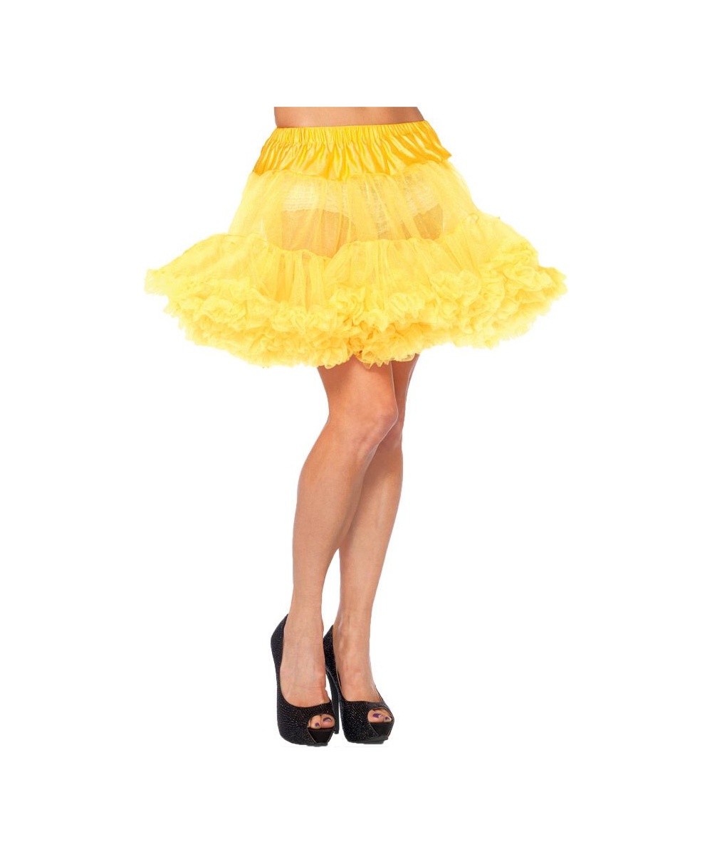  Womens Yellow Petticoat