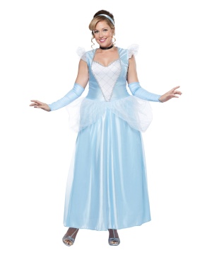 Classic Cinderella plus size Womens Costume