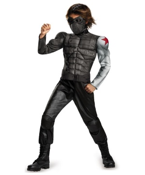 Boys Winter Soldier Classic Muscle Costume