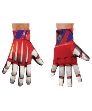  Mens Transformers Optimus Prime Gloves