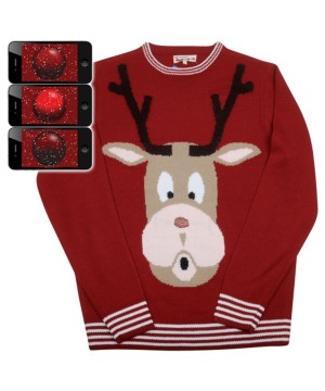 Red Nosed Reindeer Rudolph Ugly Christmas Sweater