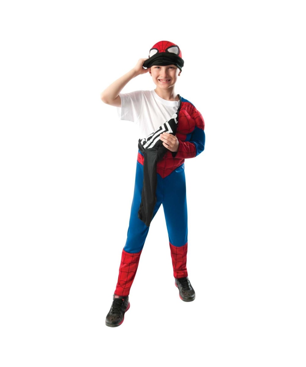  Boys Spiderman Reversible Costume