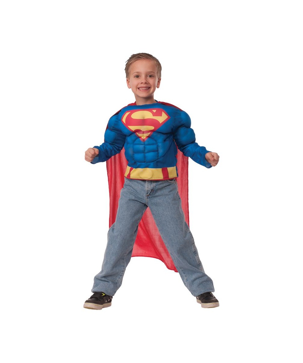  Boys Superman Costume Shirt