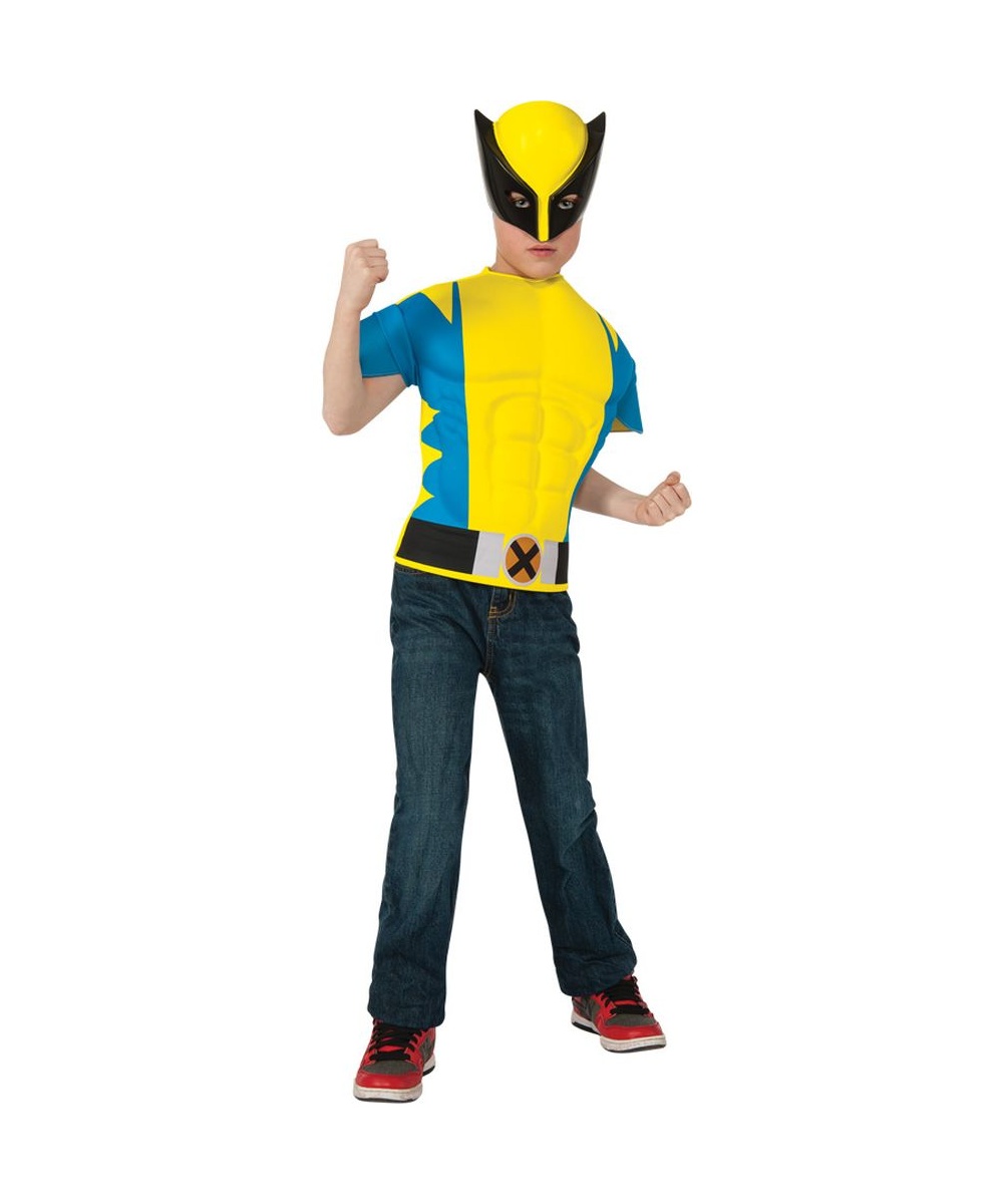  Boys Wolverine Costume Shirt