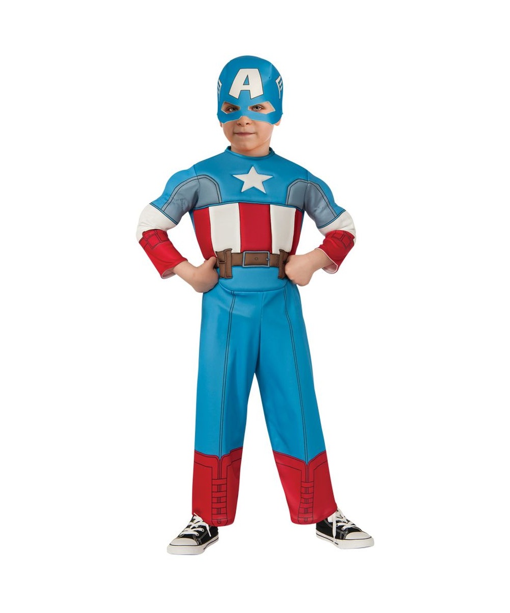  Captain America Toddler Costume