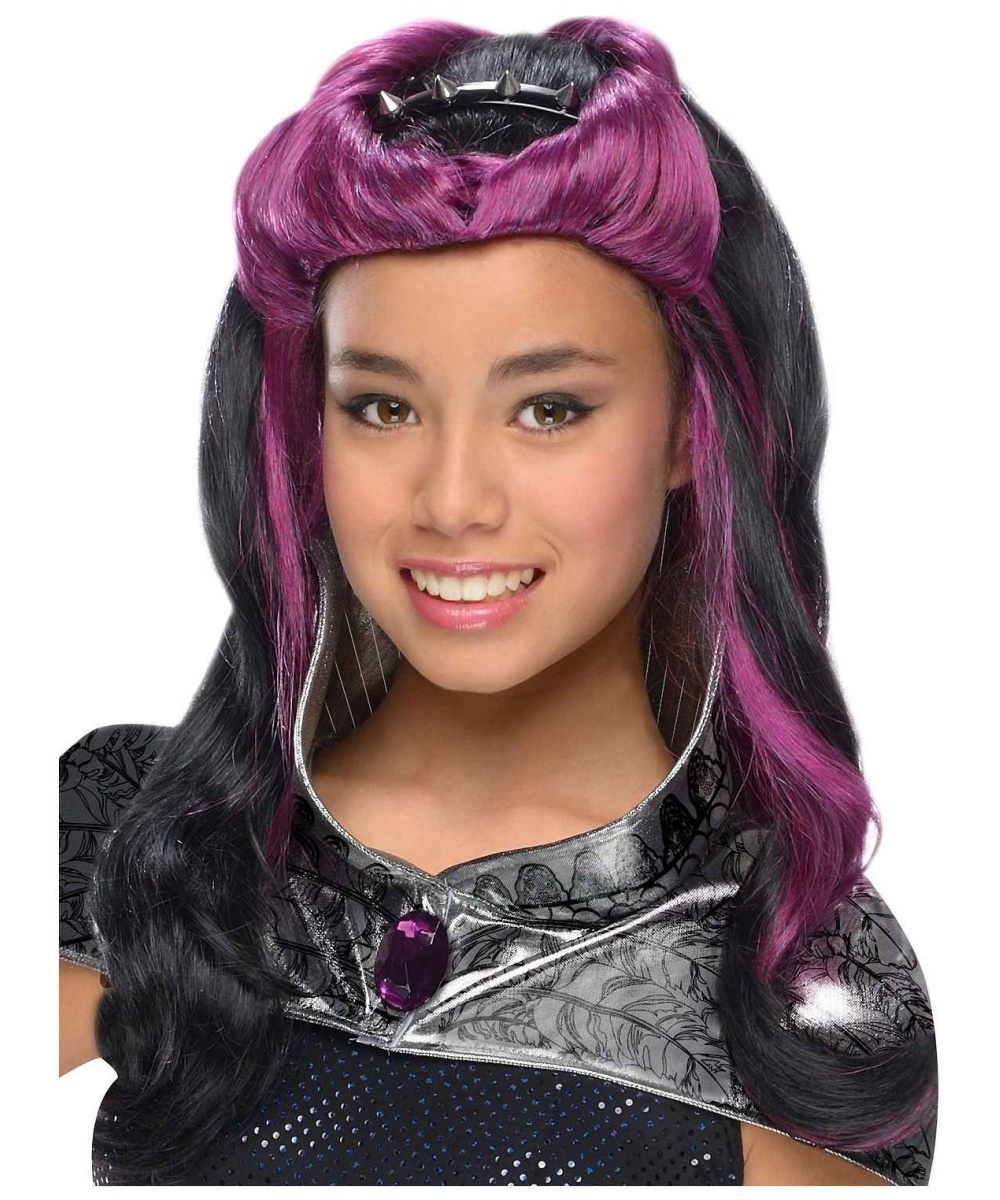  Girls Raven Queen Wig