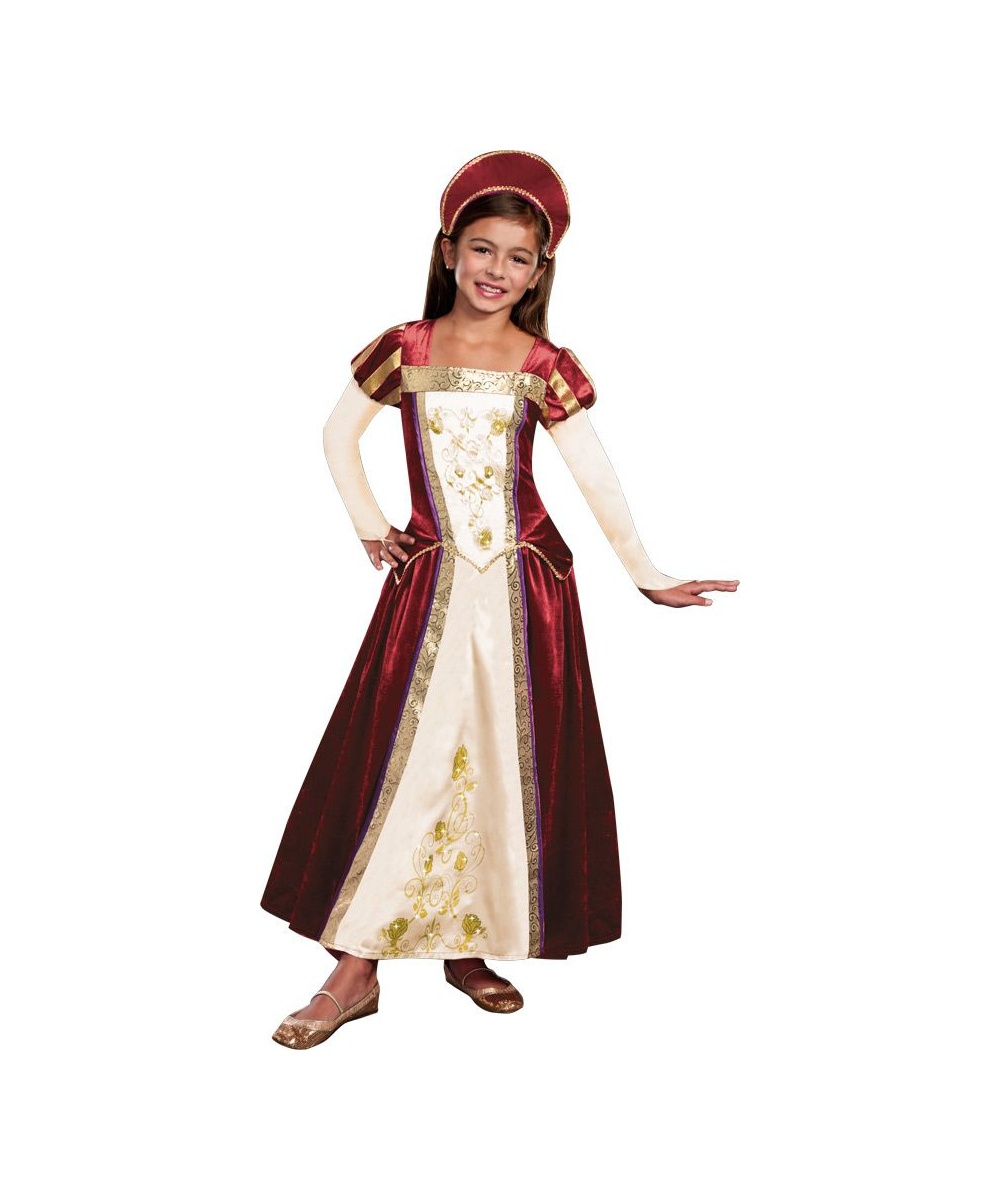  Girls Royal Maiden Costume