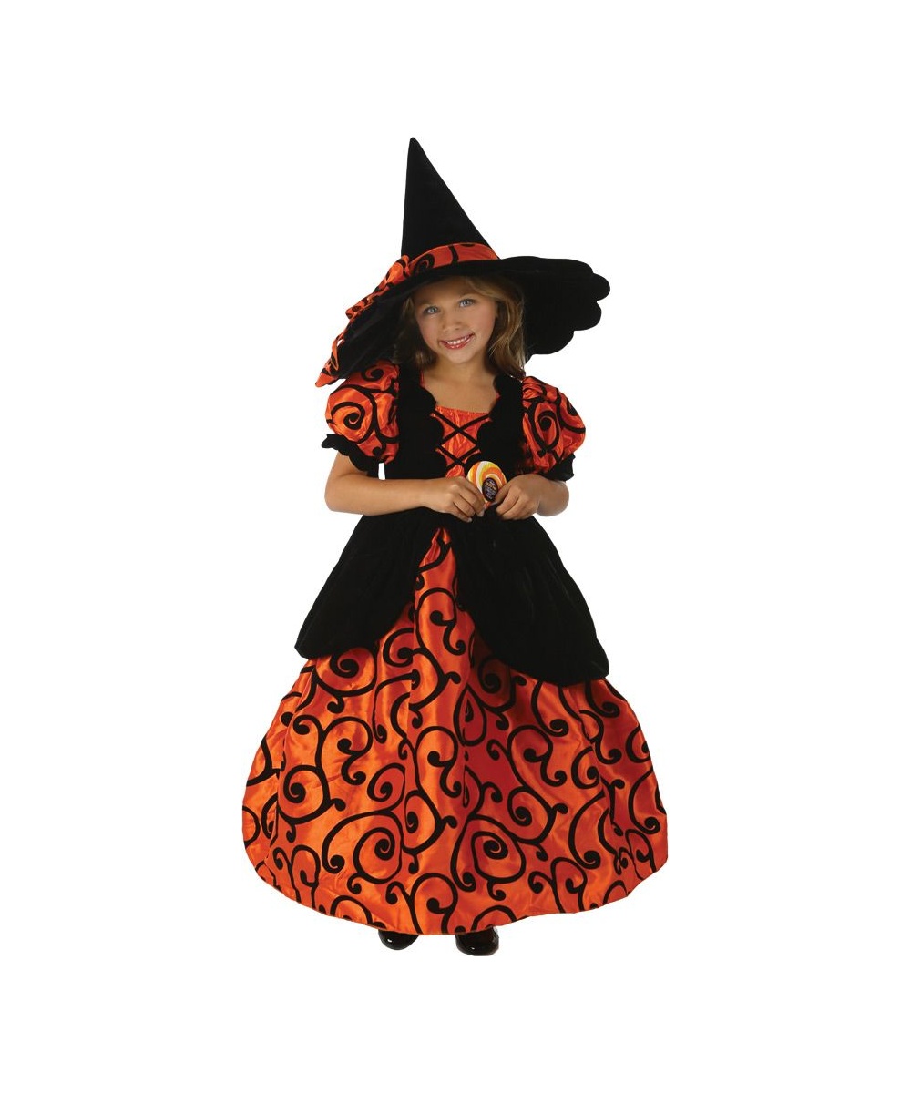 Girls Shirley Pocket Witch Costume