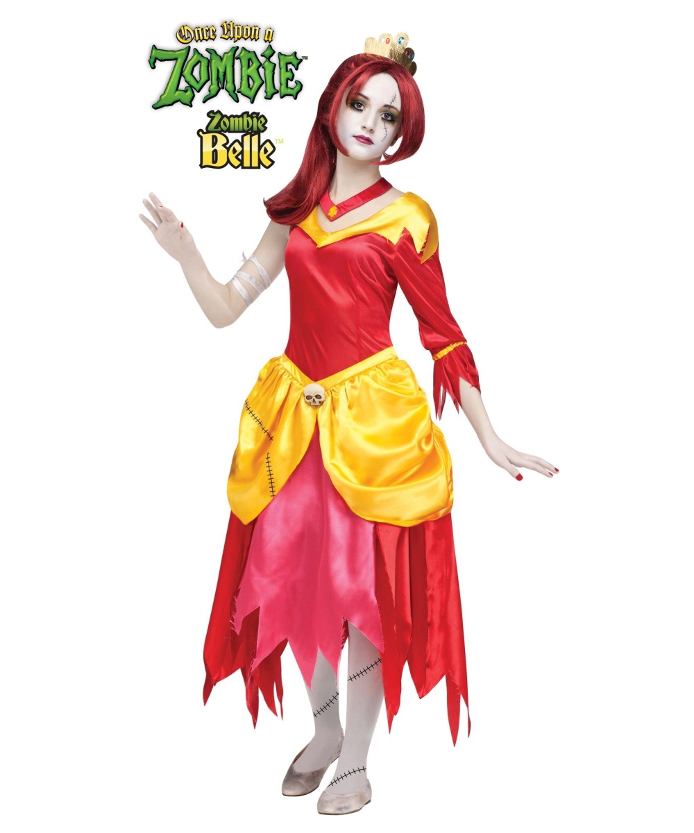  Girls Zombie Belle Costume
