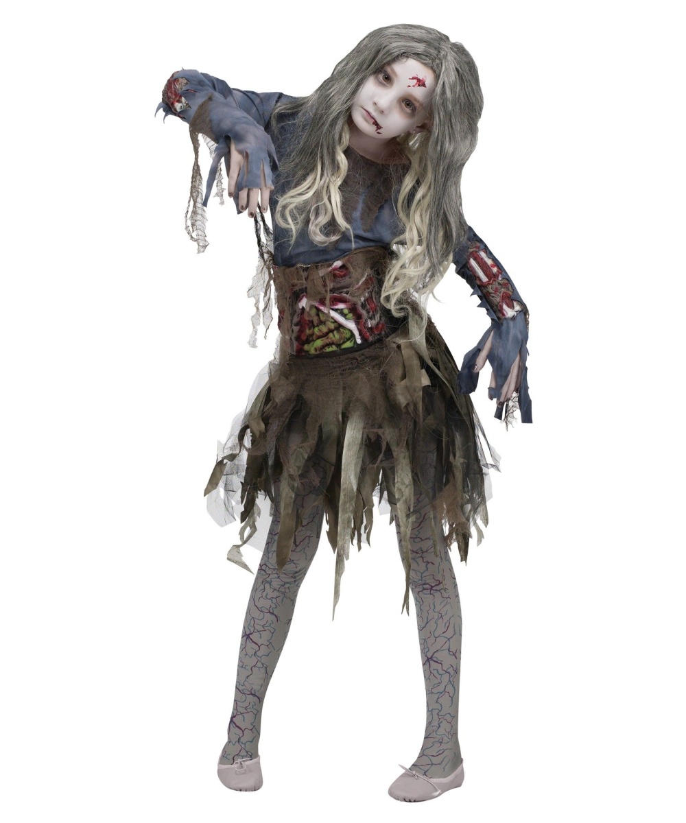 Girls Zombie Costume