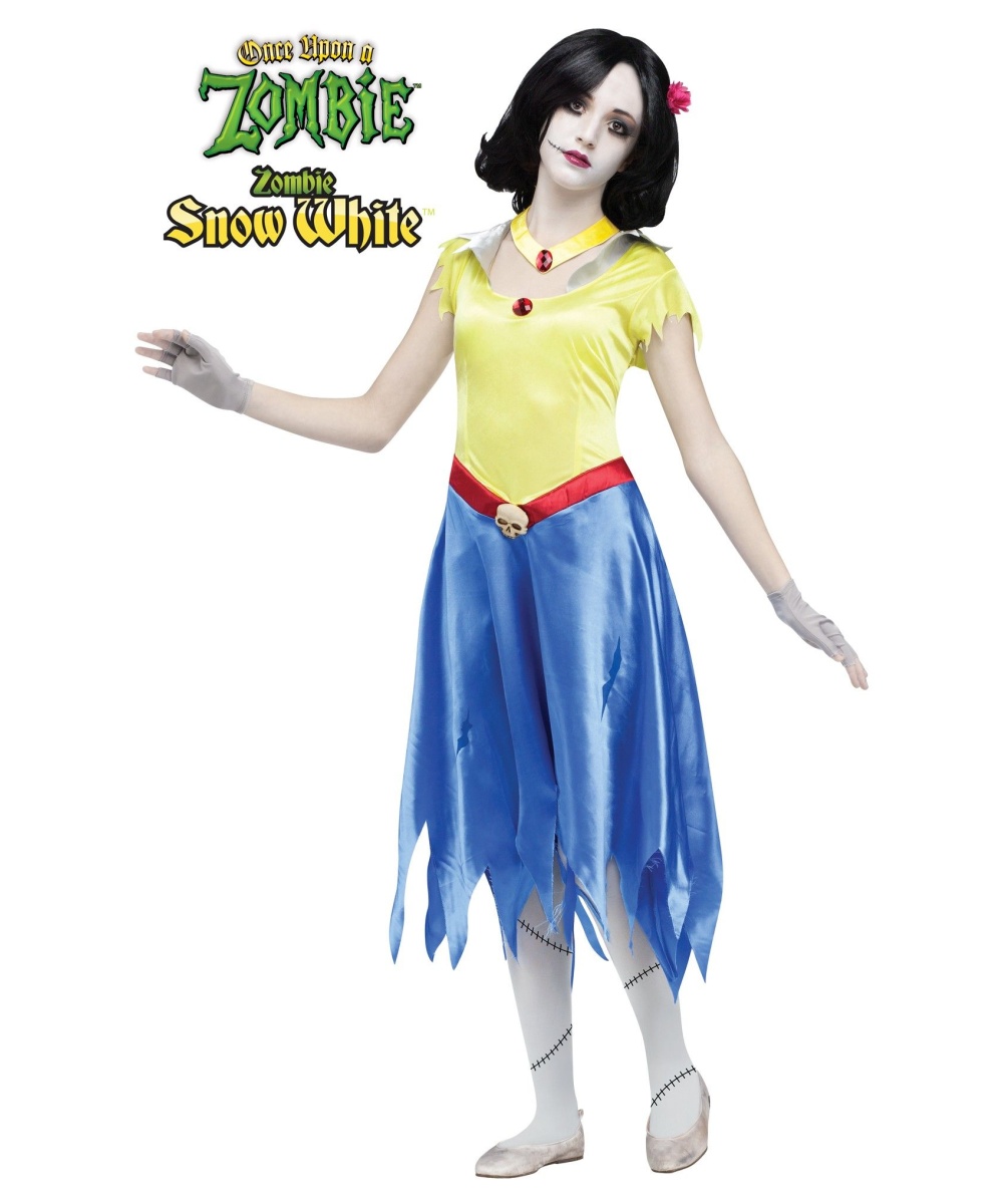  Girls Zombie Snow White Costume