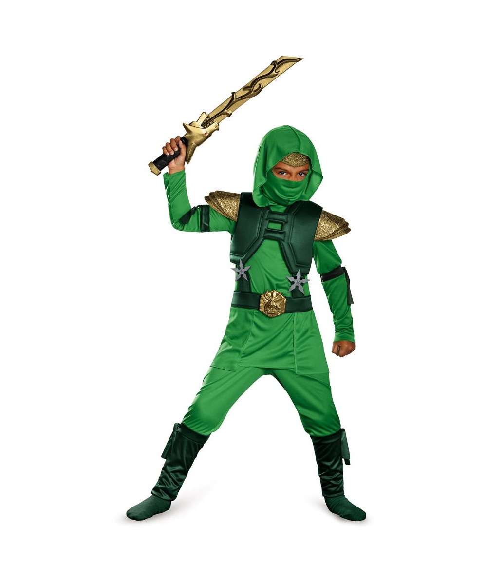  Green Ninja Boys Costume