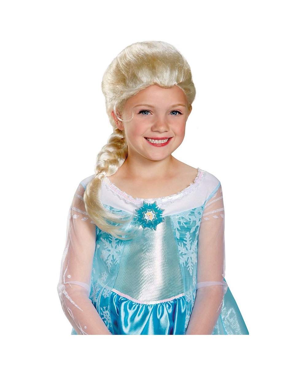  Kids Disney Frozen Elsa Wig