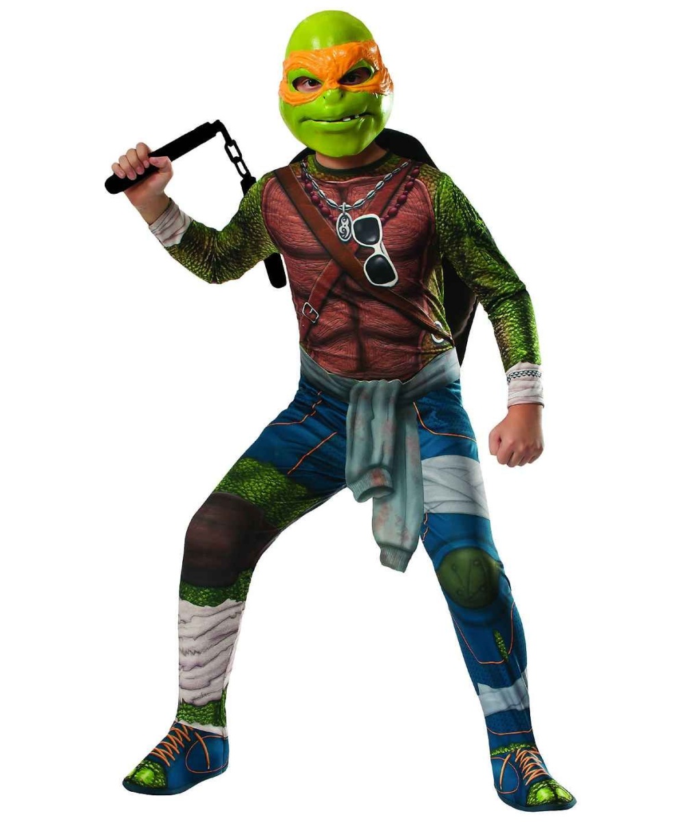  Kids Ninja Turtles Michelangelo Costume