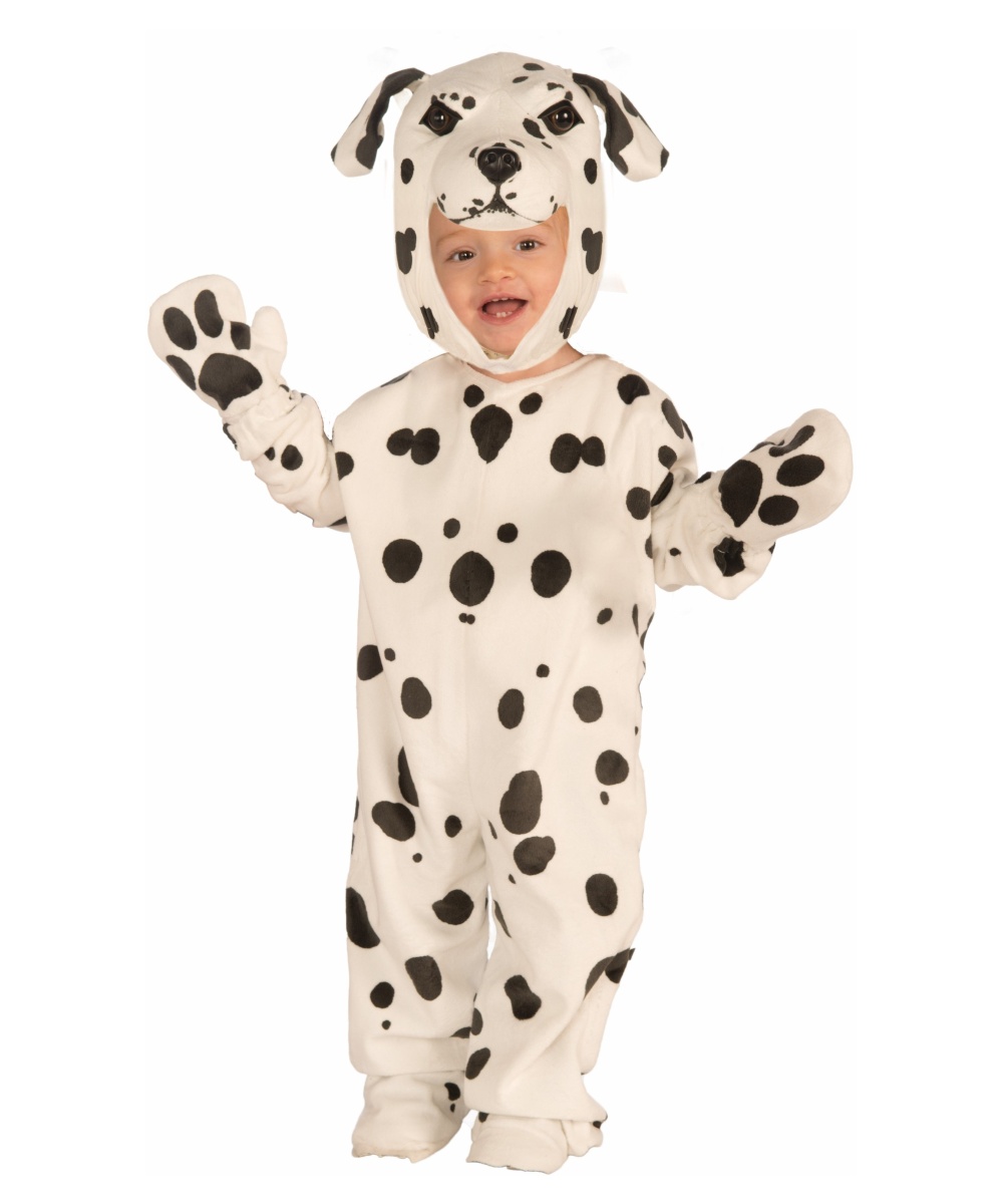  Kids Plush Dalmatian Costume