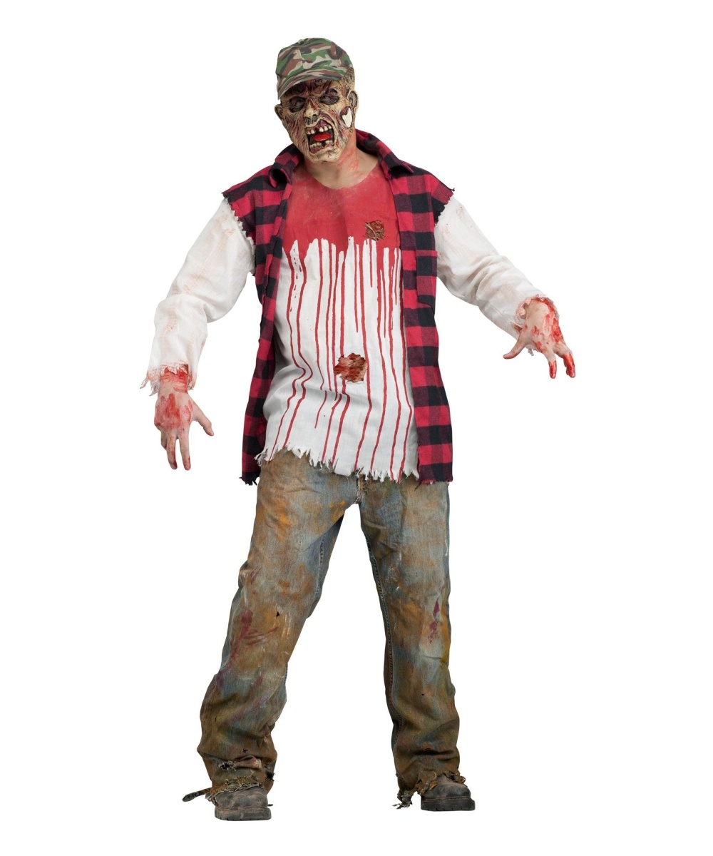  Mens Redneck Zombie Costume