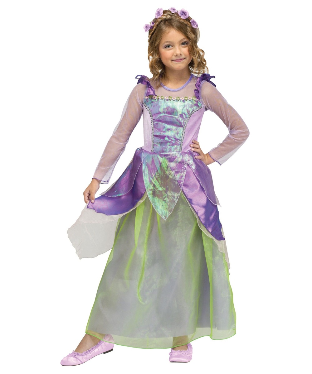  Princess Lavender Girls Costume