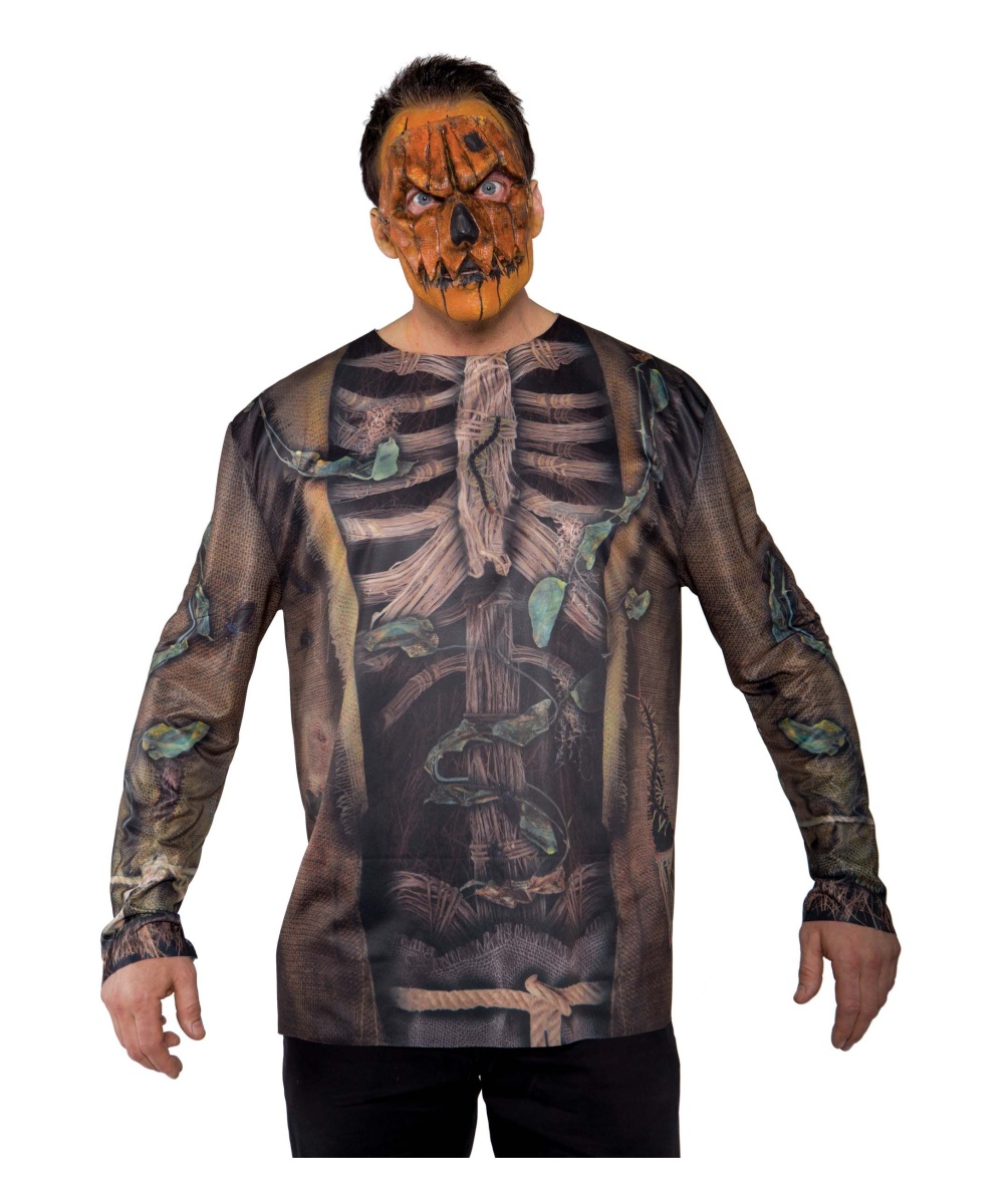 Print Scarecrow Costume Shirt