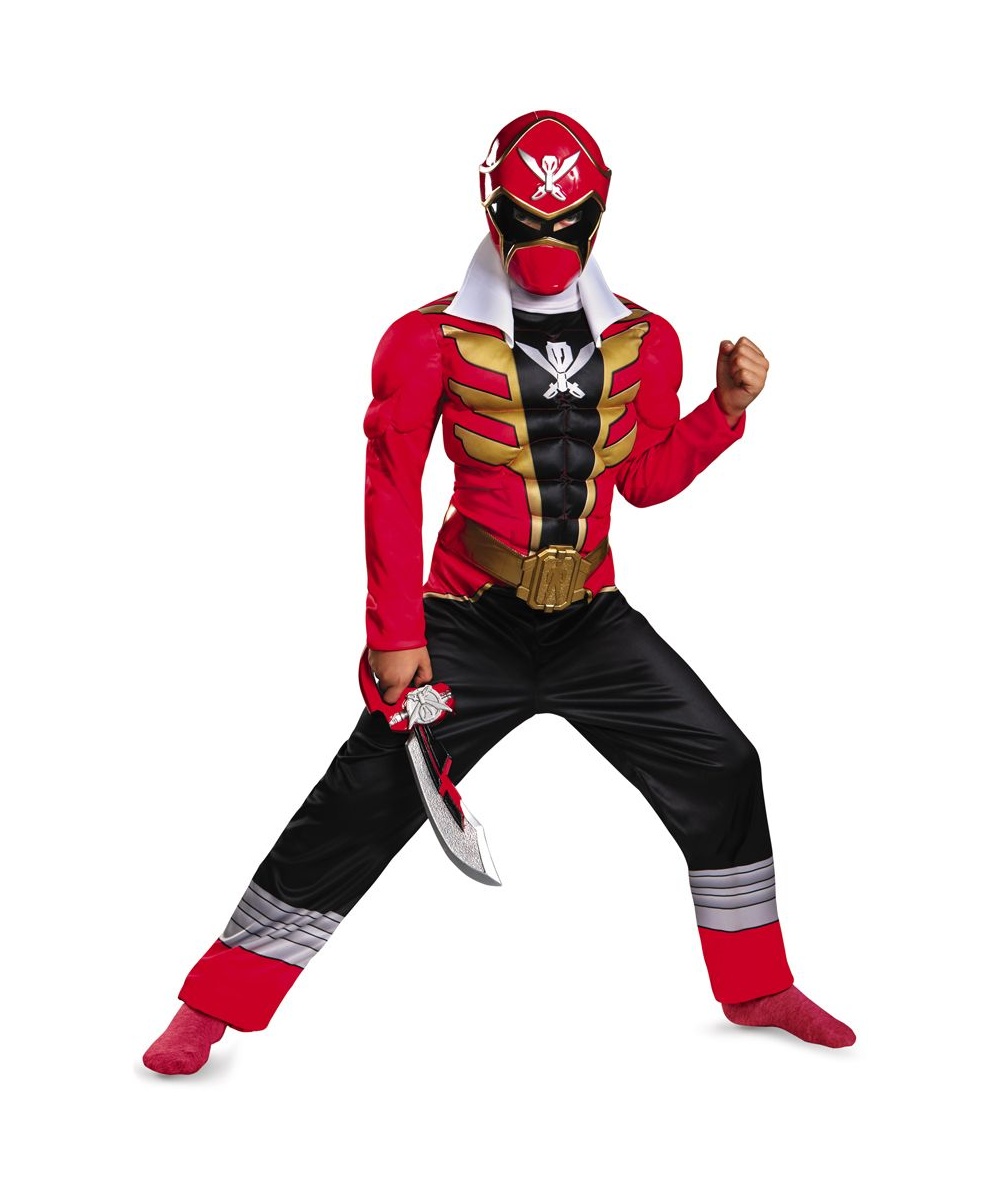  Red Ranger Megaforce Boys Costume