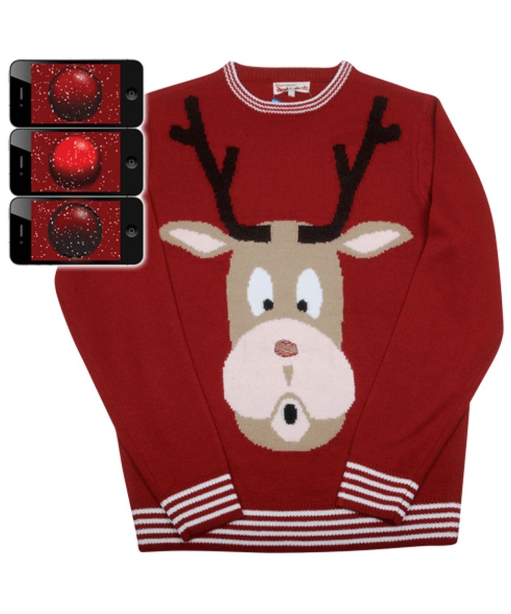  Reindeer Rudolph Ugly Christmas Sweater