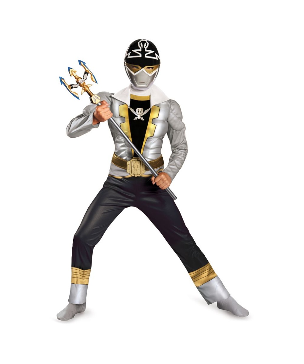  Silver Power Ranger Megaforce Costume