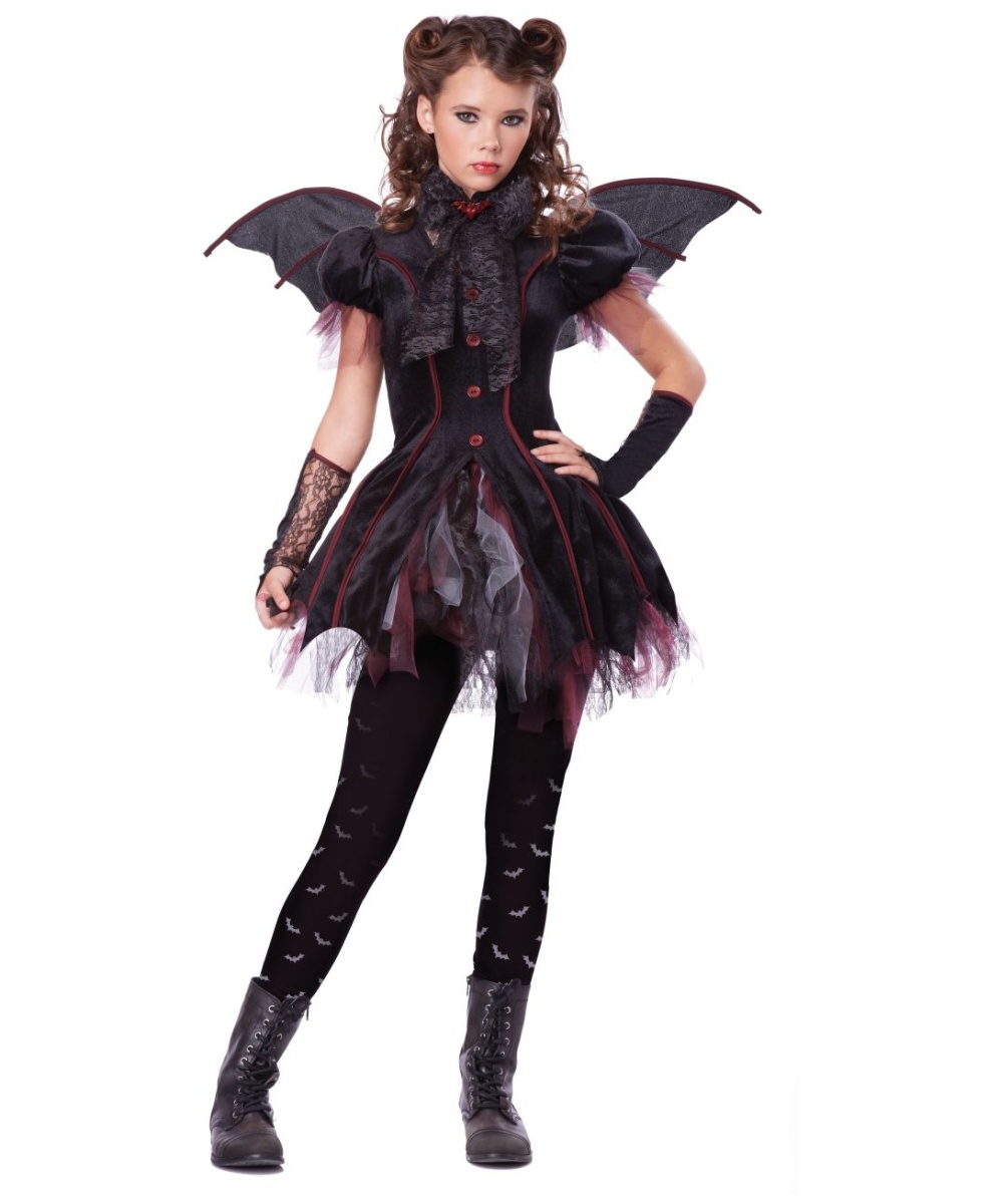  Victorian Vampiress Girls Costume