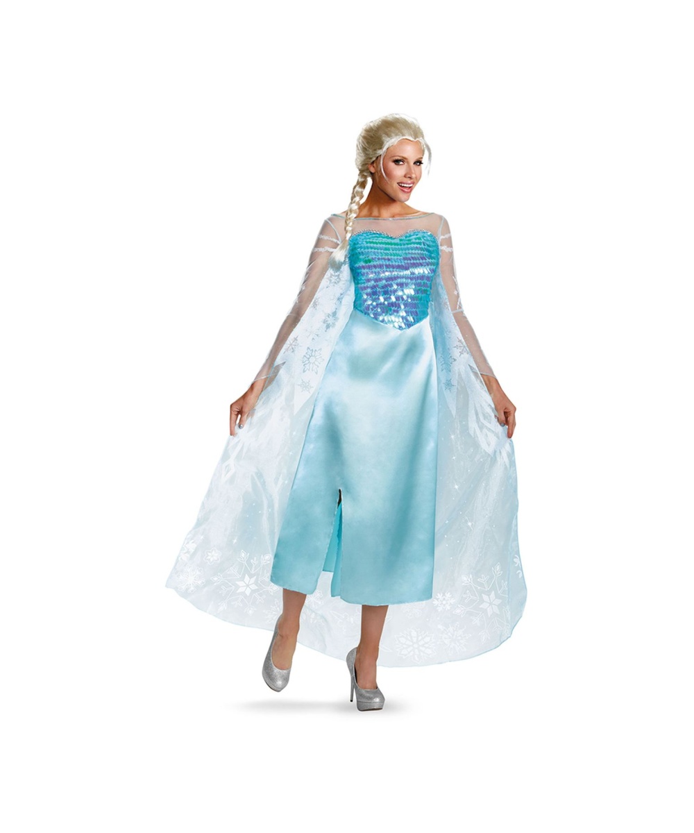  Womens Disney Frozen Elsa Costume