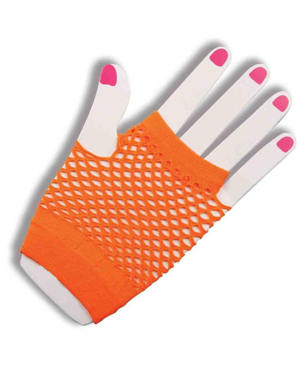  Womens Fingerless Fishnet Gloves