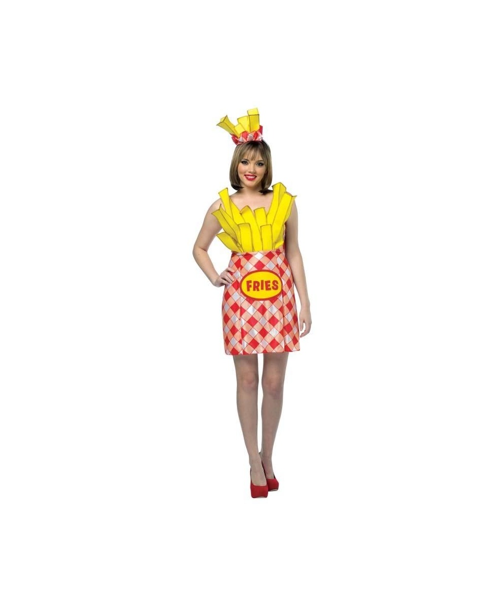  Womens French Fries Dress Costume