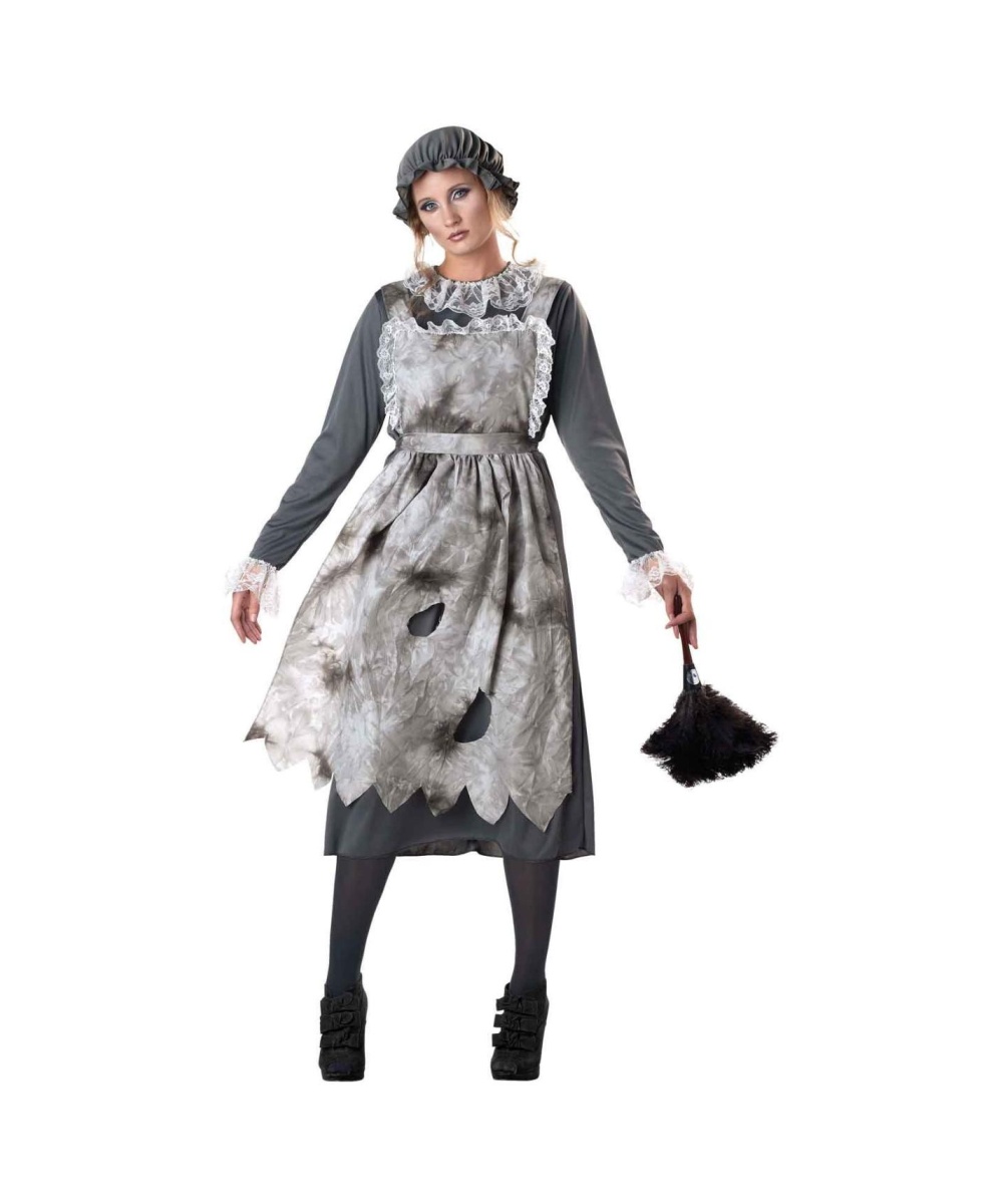  Womens Ghastly Victorian Maid Costume