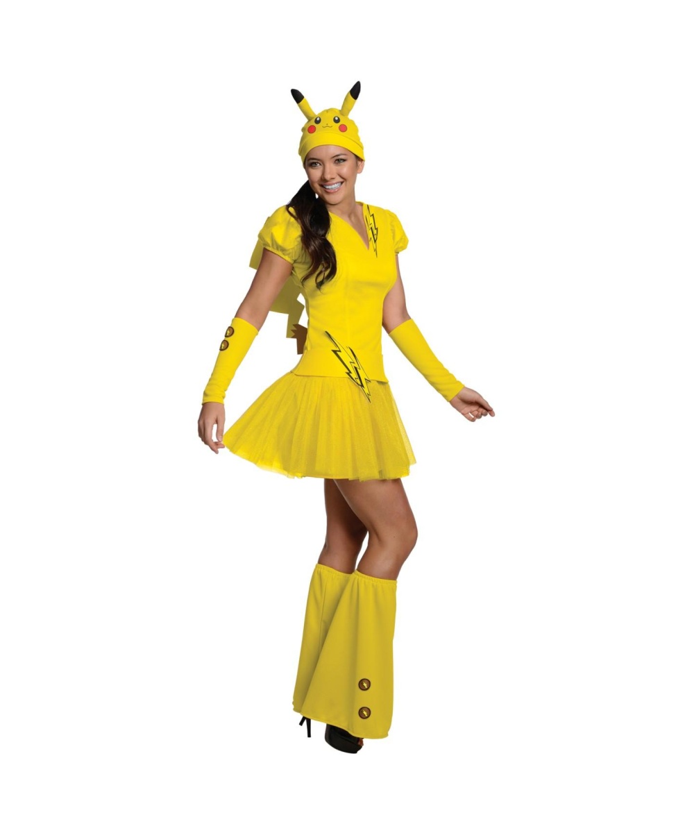  Womens Pokemon Pikachu Costume