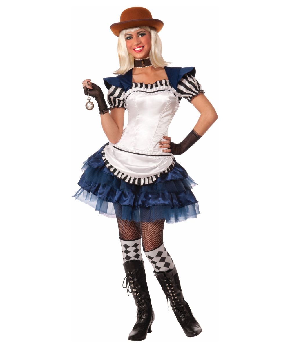  Womens Steampunk Alice Costume