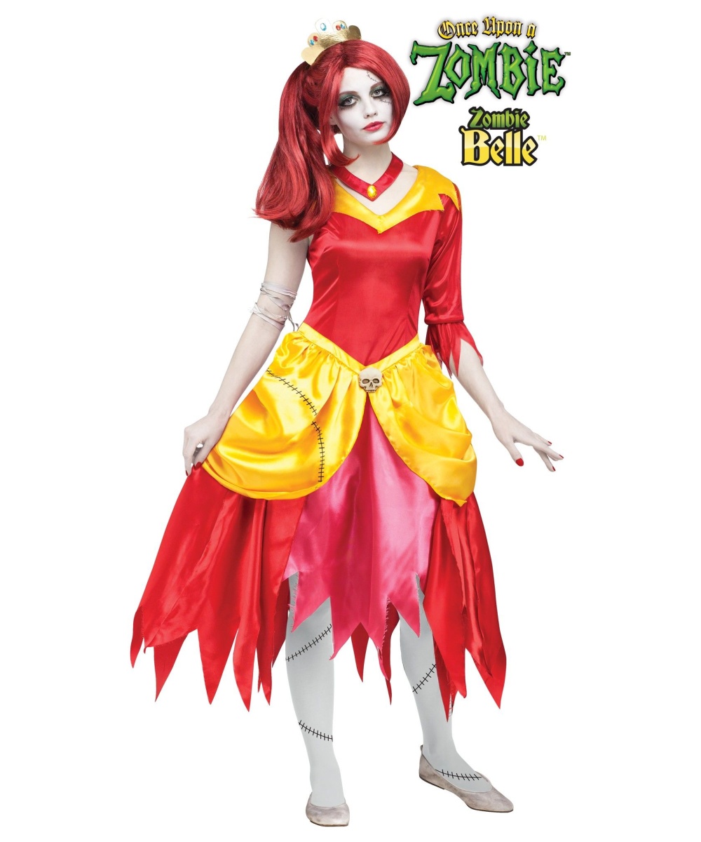  Womens Upon a Zombie Belle Costume