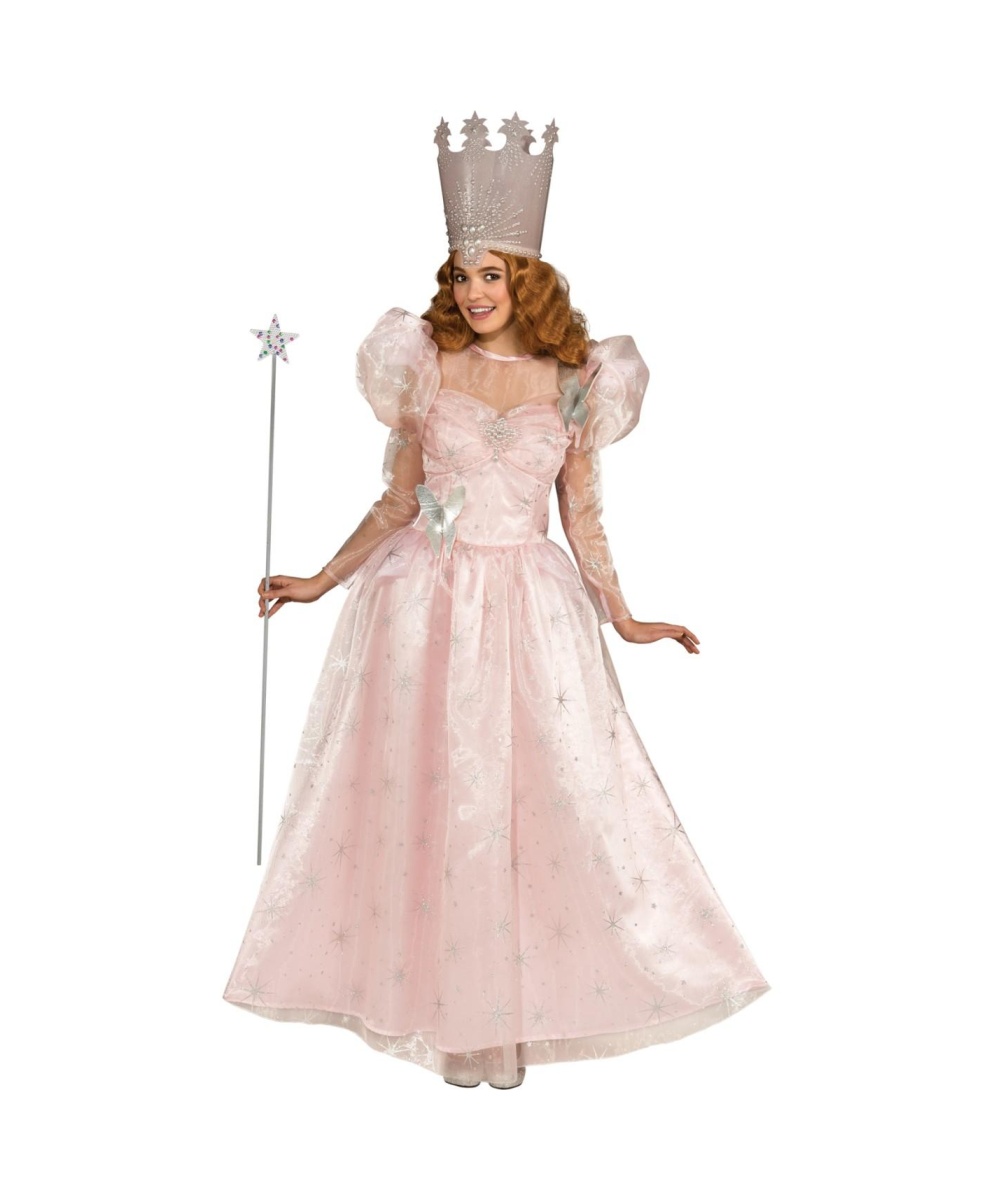  Womens Wizard Oz Glinda Costume