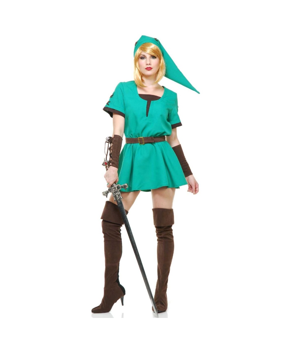  Womens Zelda Link Costume