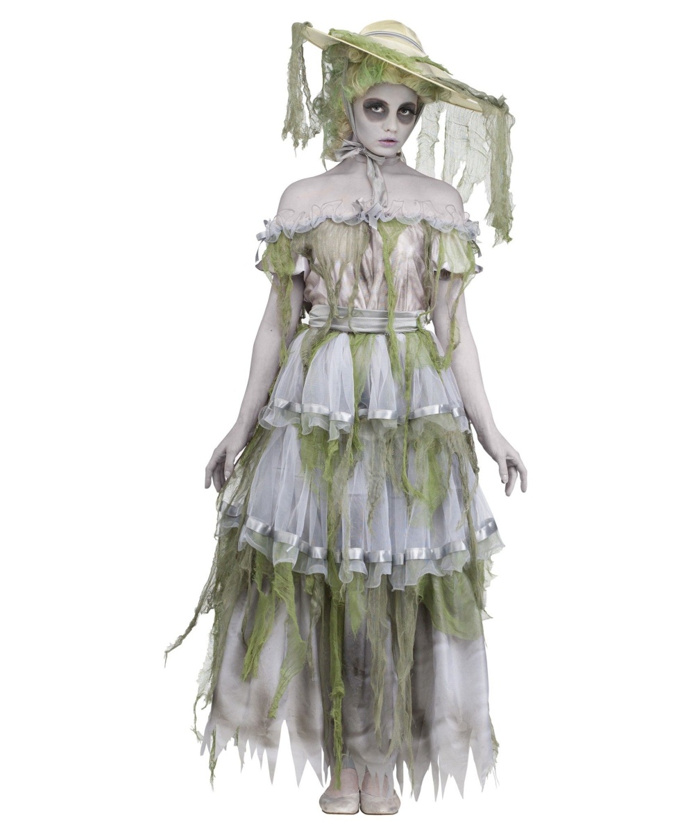  Womens Zombie Southern Belle Costume