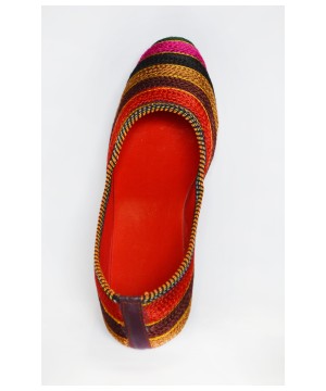 Hand Woven Artisan Flat Shoes Made in India