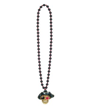 Flashing Pirate Skull Beads Necklace