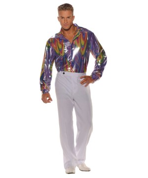  Mens Disco King Shirt Costume