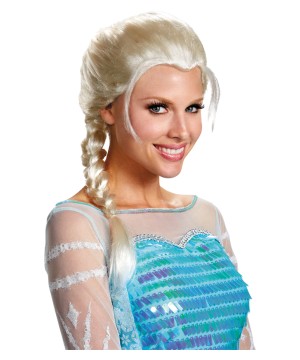 Frozen Elsa Womens Disney Costume Wig