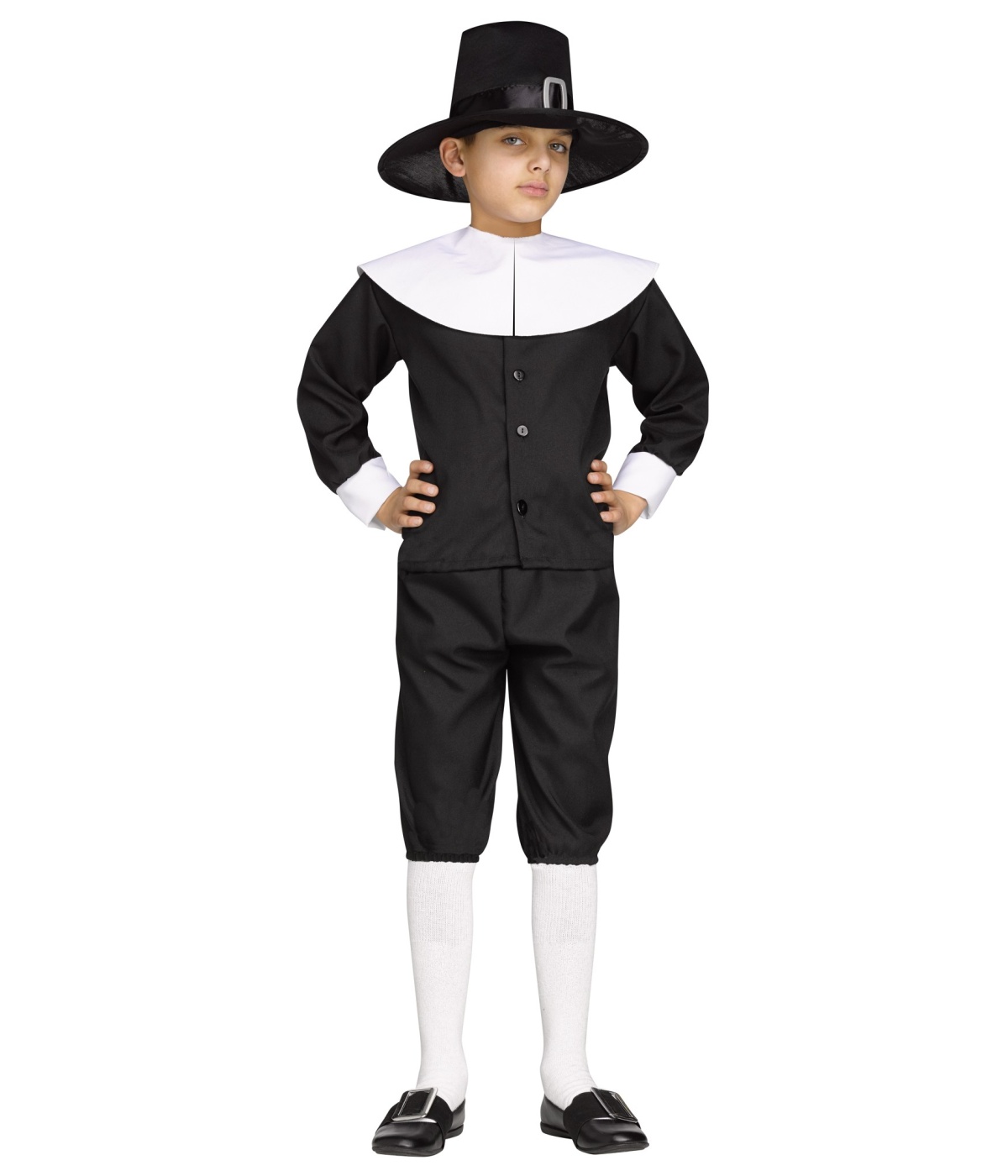  Boys Thanksgiving Pilgrim Costume