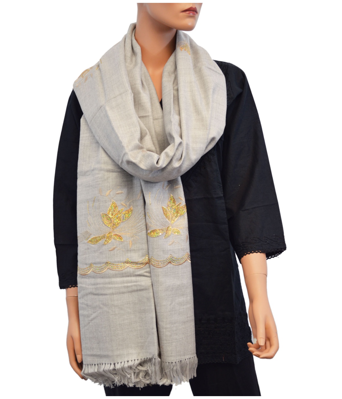  Embroidered Shawl Long Scarf