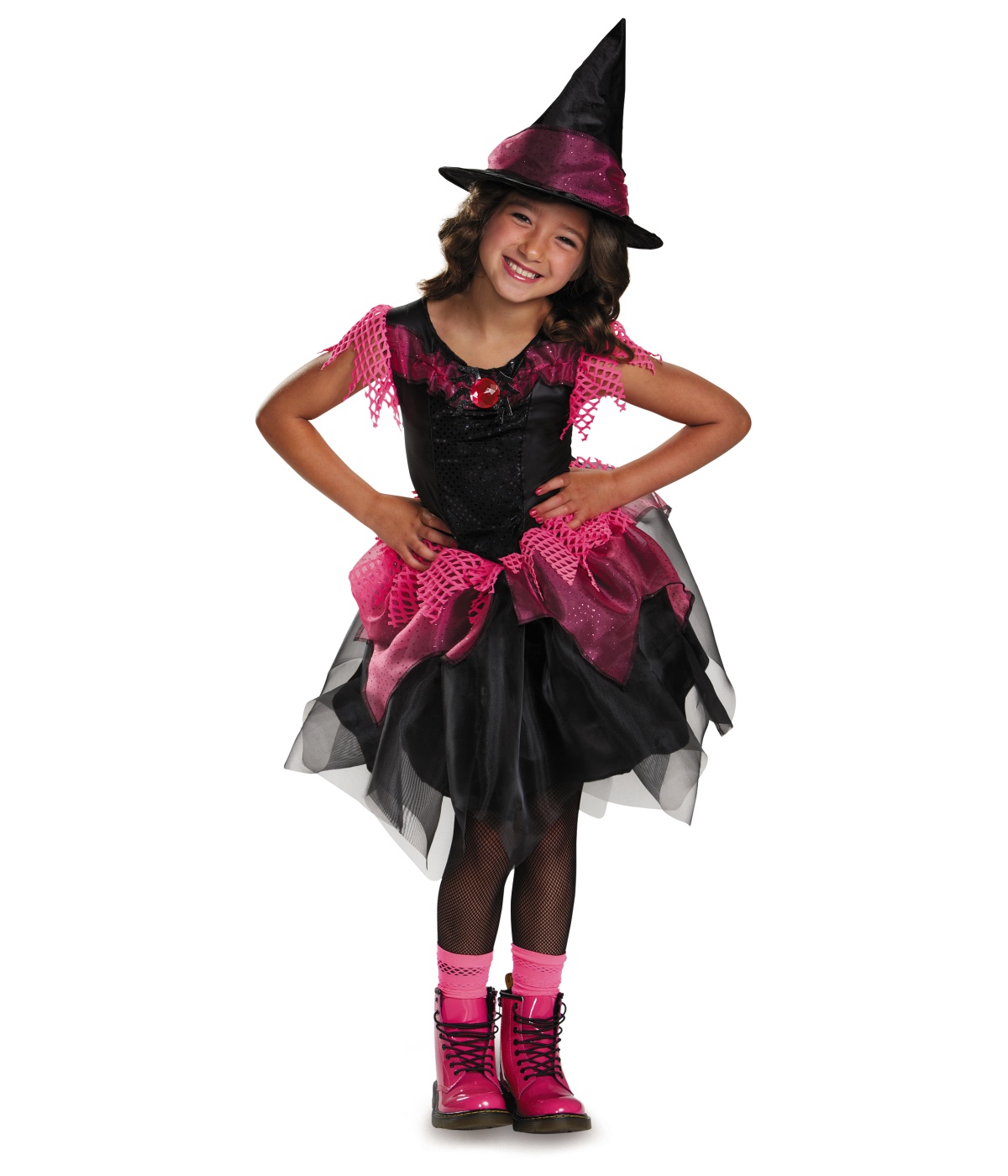  Girls Attitude Witch Costume